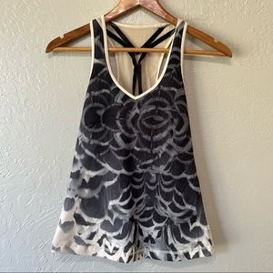 Lululemon Dance To Yoga Pretty Plume Angel Tank Top